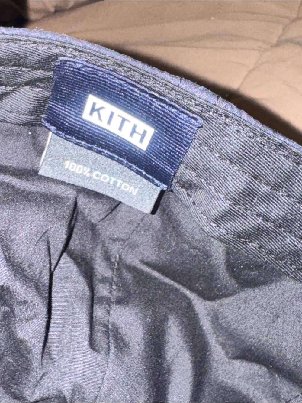 KITH black FW17 Cotton Baseball Cap - Picture 4 of 4